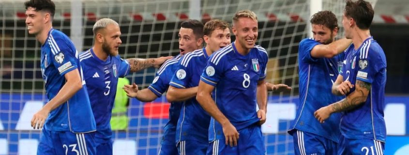 Doppio Frattesi. Italia- Ucraina 2-1