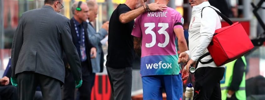 Krunic Milan Infortunio