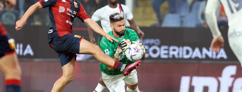Genoa-Milan Giroud portiere