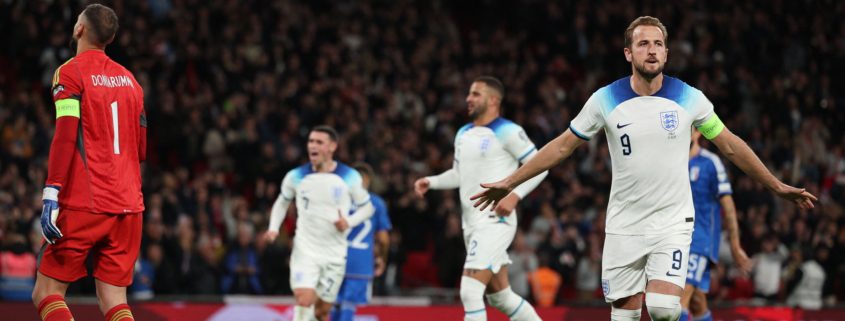 Inghilterra-Italia 3-1, Kane