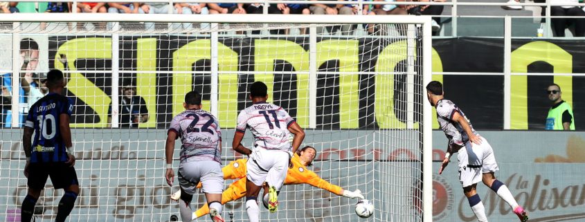Inter-Bologna, gol di Orsolini