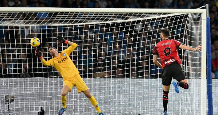 Napoli-Milan 2-2 Doppietta Giroud