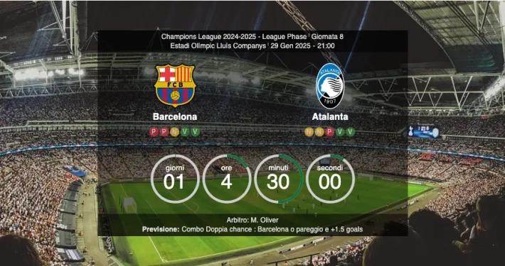 barcellona-atalanta champions league