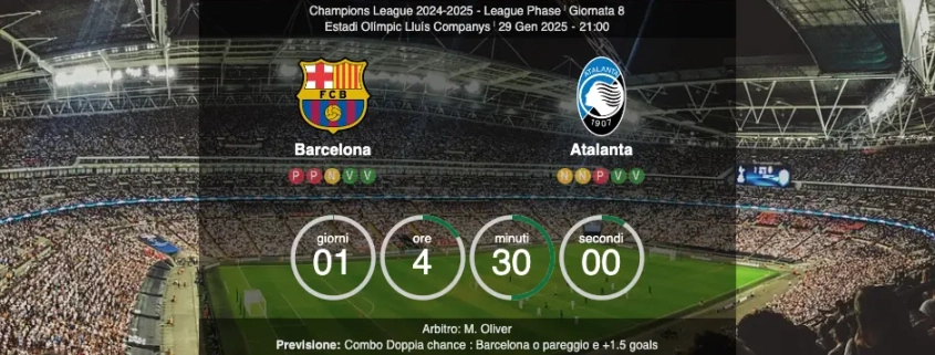 barcellona-atalanta champions league