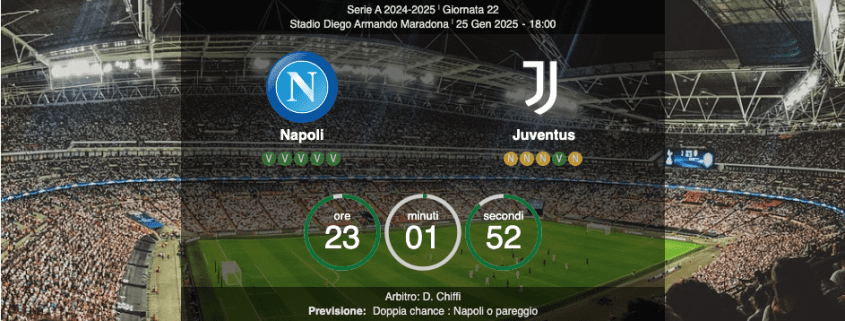 napoli-juventus serie a 22 giornata