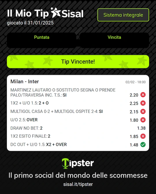 Milan-Inter esito pronostici