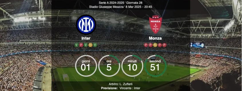 Inter-Monza Preview